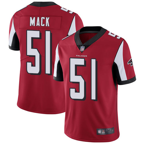 Atlanta Falcons Limited Red Men Alex Mack Home Jersey NFL Football 51 Vapor Untouchable